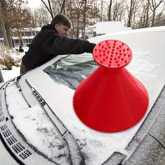 3pcs Car Window Windshield Magic Ice Scraping Funnel Snow Shovel