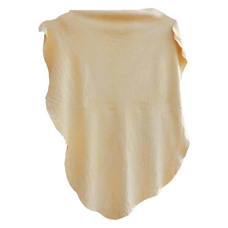 Chamois Cloth For Car X 2 Pcs Natural Leather Cleaning Towel