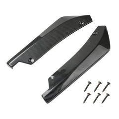 Car Bumper Strip Lip Spoiler Diffuser Splitter Carbon Fiber Protector