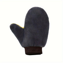 Coral Velvet Car Wash Bear Paw Gloves Cloth Towels