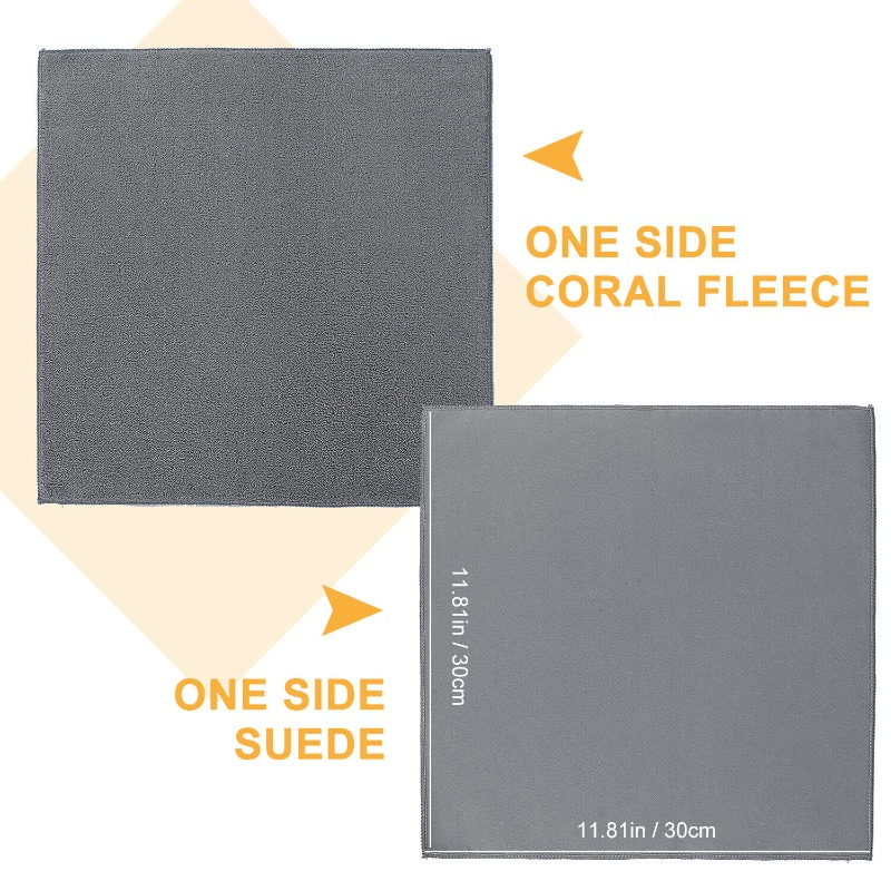 5 Pack Double Sided Car Wash Towels Soft Absorbent Coral Fleece