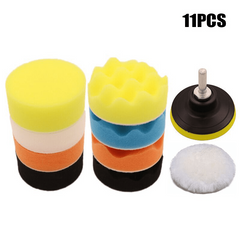 20-Piece Car Beauty Waxing Plate Set Polished Sponge Pad Self-Adhesive