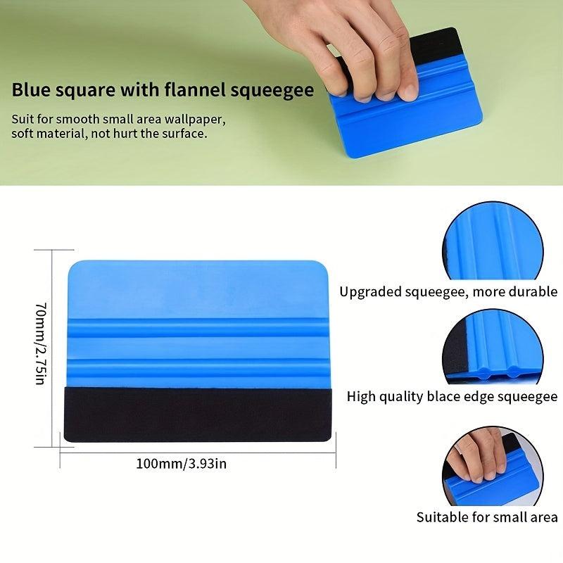 15Pcs Car Wrap Window Tint Tool Kit, 10 Blades Cutter & Go Squeegee