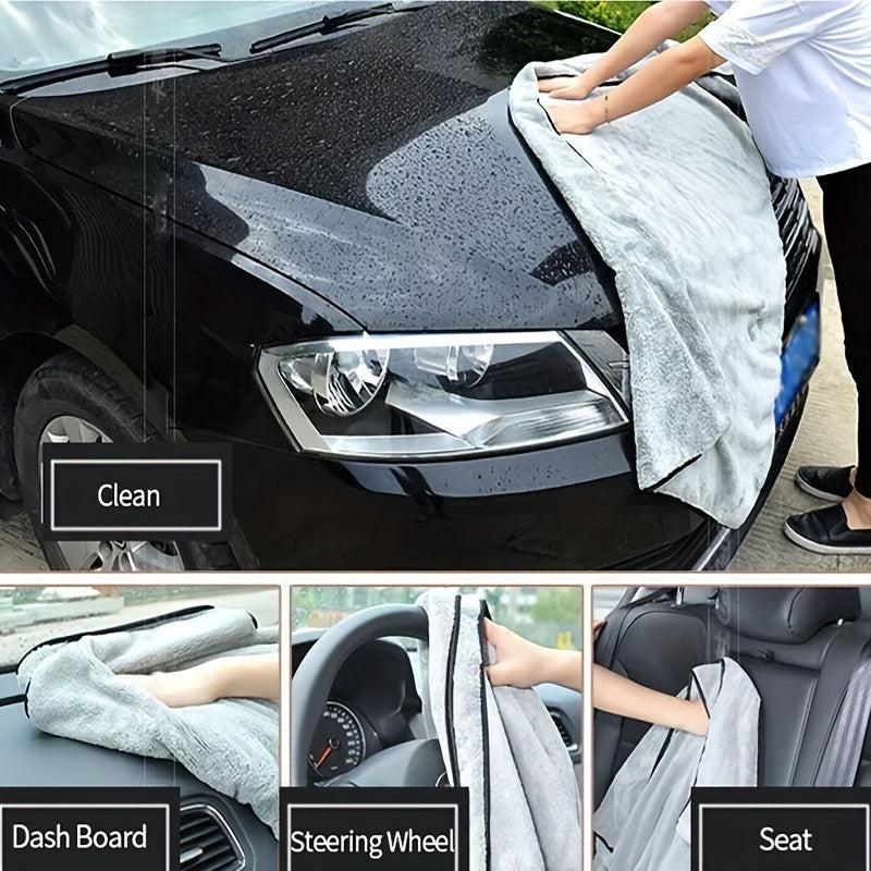 Microfiber Car Wash Towel 100x40cm Fast Drying Auto Cleaning