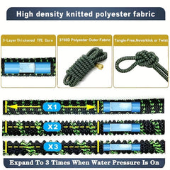 High Pressure Car Wash Water Hose Set for Efficient Cleaning