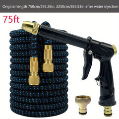 High Pressure Car Wash Gun with Telescopic Water Pipe & 3/4 Pure Copper Adapter