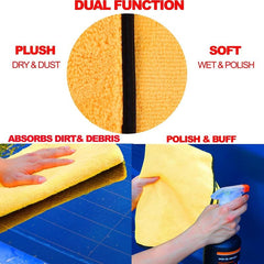 Premium Microfiber Towels for Car Wash & Home Cleaning