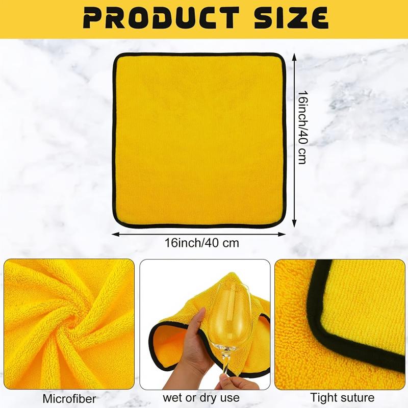 Premium Microfiber Towels for Car Wash & Home Cleaning