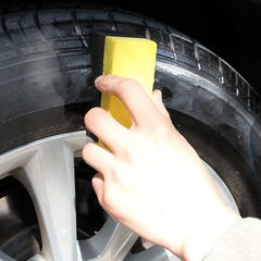 10pcs Car Cleaning Sponge for Tire Brushing and Waxing
