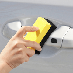 10pcs Car Cleaning Sponge for Tire Brushing and Waxing