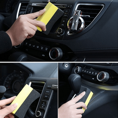 10pcs Car Cleaning Sponge for Tire Brushing and Waxing
