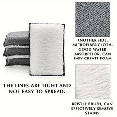 Auto Interior Fleece Scrubbing Sponge for Car Cleaning