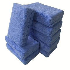 8pcs Microfiber Applicator Pads - Car Wash Sponge & Cleaning Pads