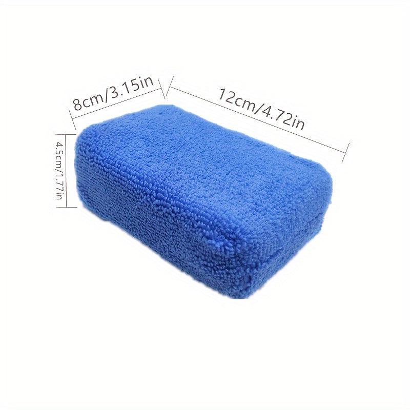 8pcs Microfiber Applicator Pads - Car Wash Sponge & Cleaning Pads