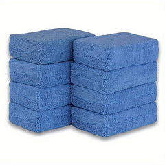 8pcs Microfiber Applicator Pads - Car Wash Sponge & Cleaning Pads