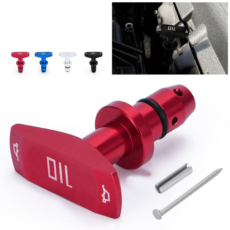 Universal Car Dipstick Pull Handle Engine Pullhandle Aluminum Billet