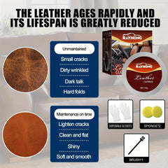Faux Leather Cleaning Repair Balm for Bag Couch Clothes Care