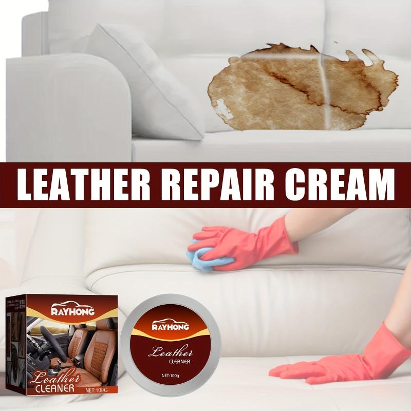 Faux Leather Cleaning Repair Balm for Bag Couch Clothes Care