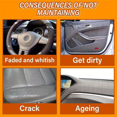 Faux Leather Maintenance Wax for Sofa and Seat