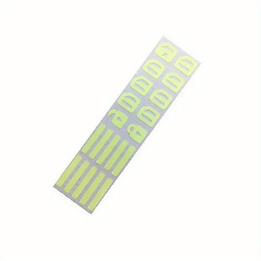 4pcs Car Door Window Lift Button Stickers Luminous Car Styling