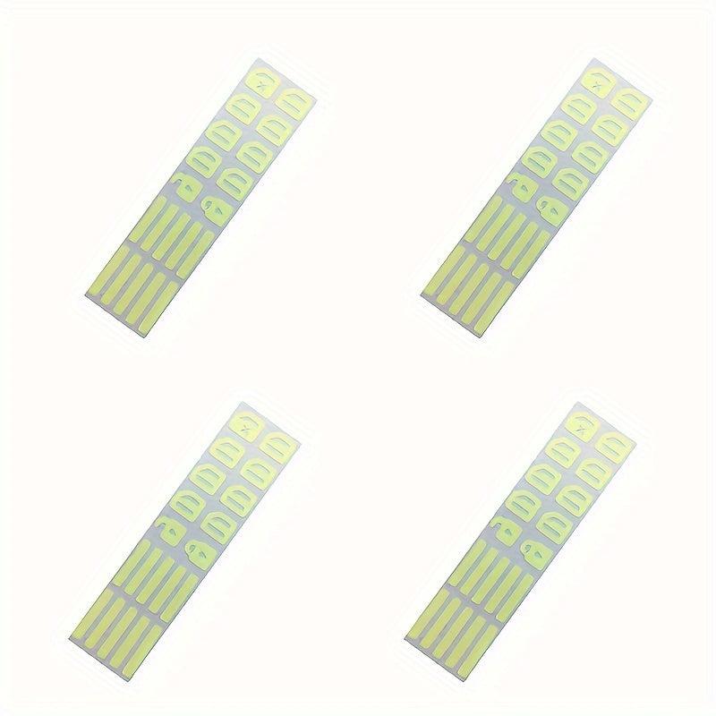 4pcs Car Door Window Lift Button Stickers Luminous Car Styling