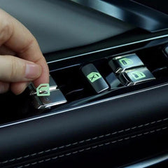 4pcs Car Door Window Lift Button Stickers Luminous Car Styling