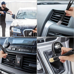 5pcs Car Detailing Brush Set Ultra Soft Detail Cleaning Brush