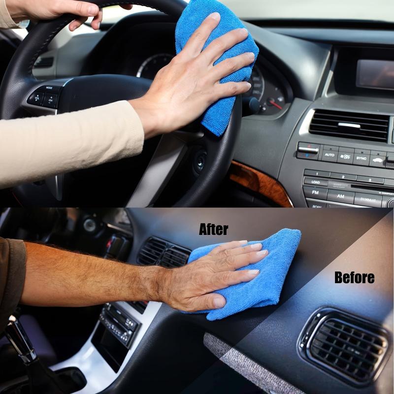 Car Plastic Repair Wax Interior Seat Cleaning Maintenance 100g Sponge Cloth