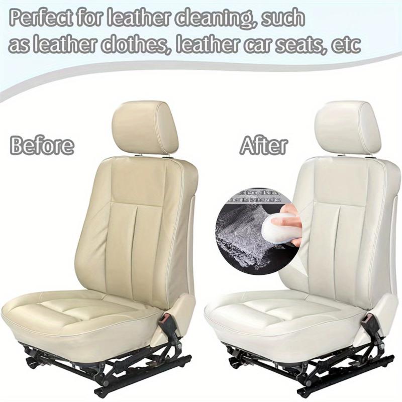 Car Wash Pad Soft Microfiber Scrubbing Sponge Car Interior Cleaning Tool