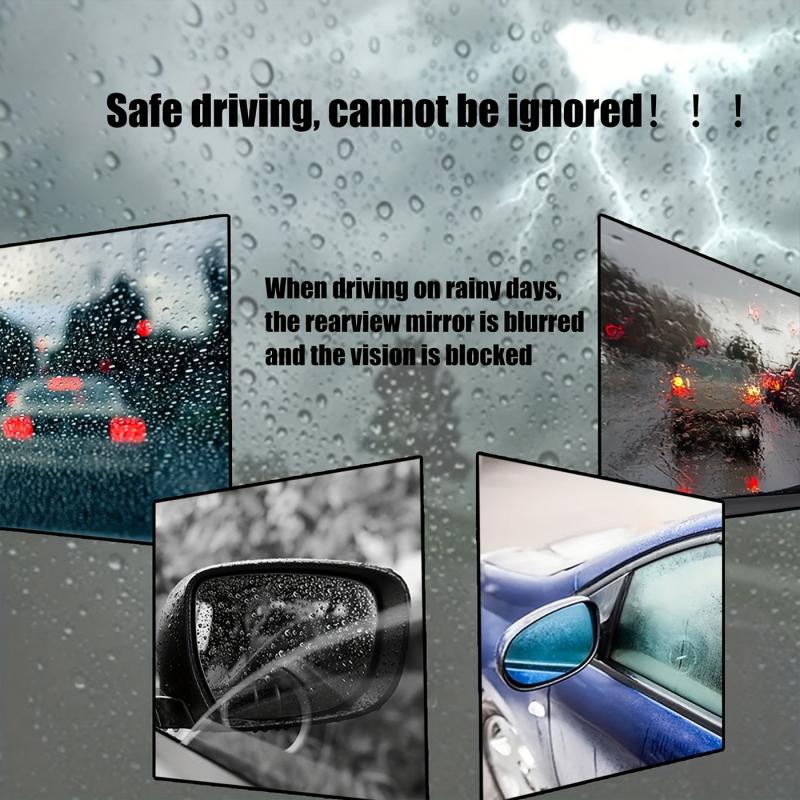 2pcs Anti Rain Clear Film for Car Windshield