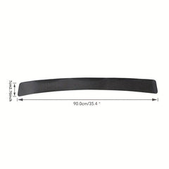 1pc Rear Bumper Carbon Fiber Protective Sticker Car Boot Strip Accessories