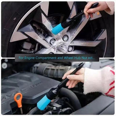 3pcs Ultra Soft Detail Brush for Car Cleaning