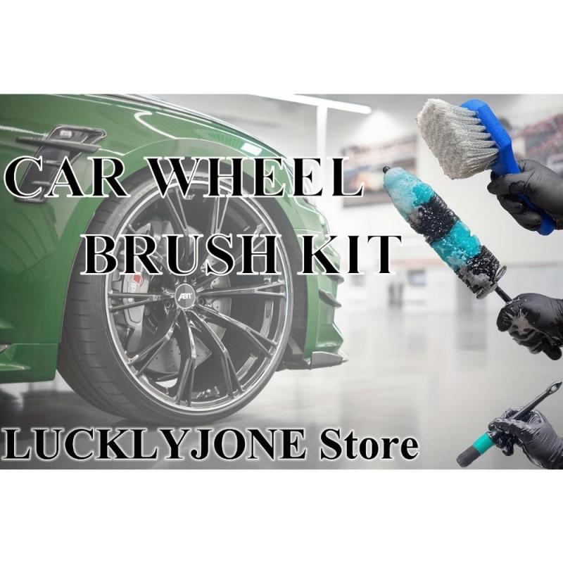 Wheel Tire Brush Set Car Detailing Kit 7pcs