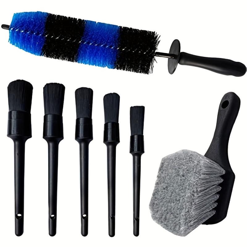 Wheel Tire Brush Set Car Detailing Kit 7pcs