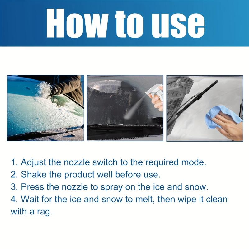 Ice Melting Snow Remover Windshield Window Snow Preventive Agent