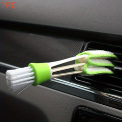 2 in 1 Car AC Vent Brush - Interior Dust Cleaner