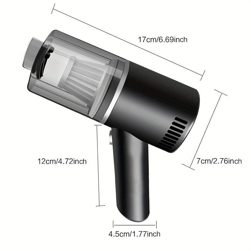 Portable Car Vacuum Cleaner Wireless Charging Mini Handheld Powerful Vacuum