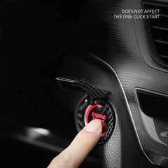 Car Engine Start Stop Switch Button Cover Decorative Auto Accessories
