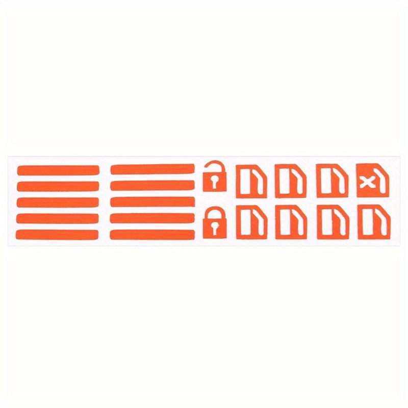 Luminous Car Door Window Lift Button Sticker Car Styling