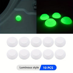 Car Door Anti Collision Silicone Pad Adhesive Sticker Luminous Buffer Gasket