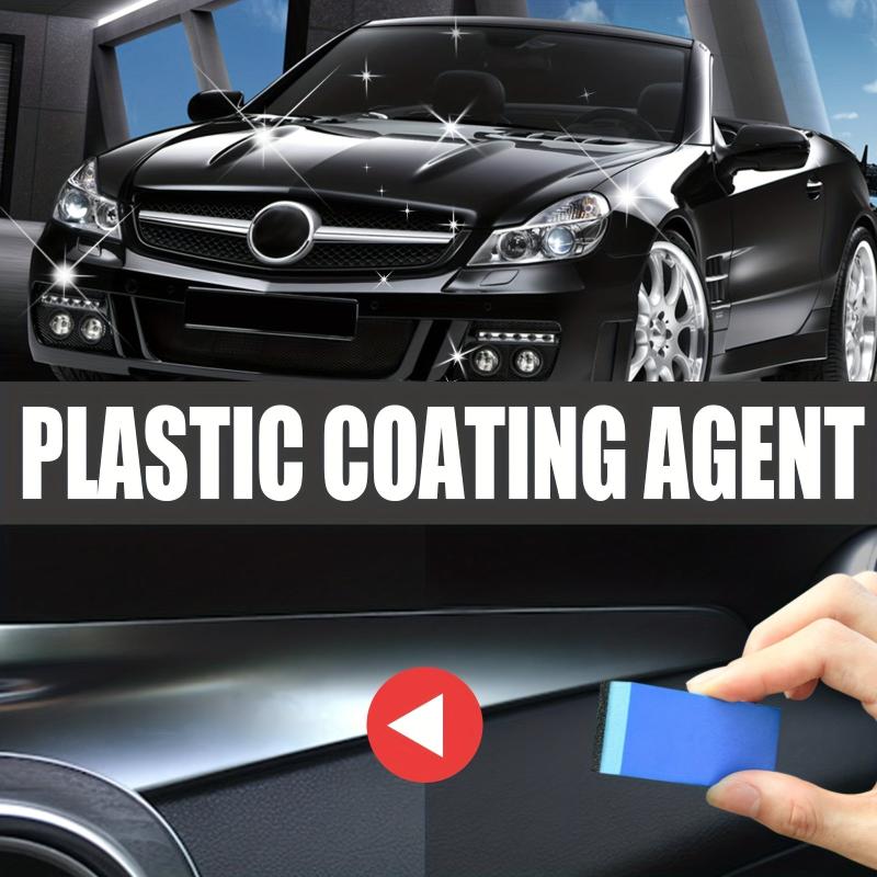 2 Bottles Car Plastic Coating Agent Leather Seat Maintenance Agent