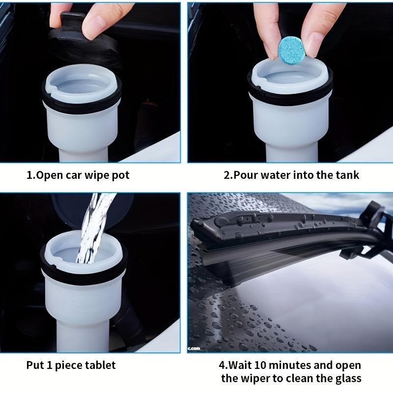 Car Windscreen Wiper Effervescent Tablets Glass Toilet Cleaning Car Accessories