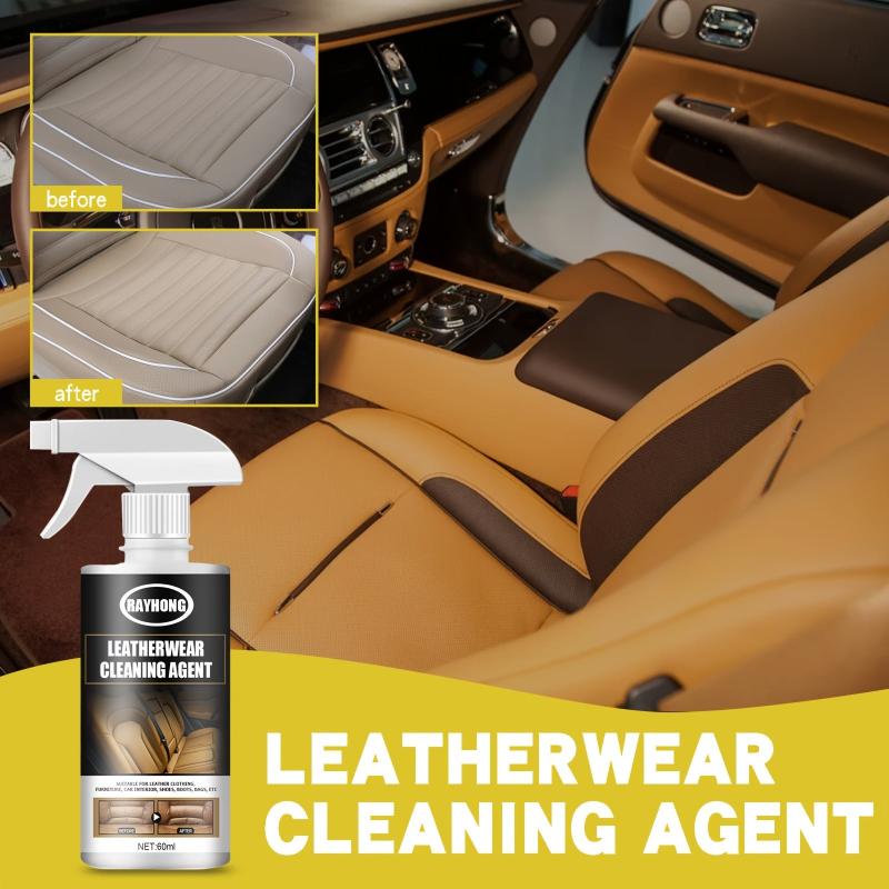 Rayhong Faux Leather Cleaner Car Upholstery Seat Stain Mold Remover