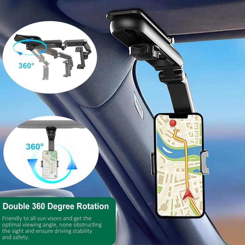 Universal 360 Rotating Sun Visor Phone Holder