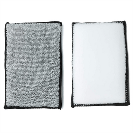 Car Interior Fleece Scrubbing Sponge - Car Cleaning Microfiber Towel