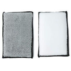 Car Interior Fleece Scrubbing Sponge - Car Cleaning Microfiber Towel