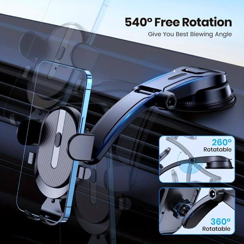 Car Phone Holder Mount Dashboard Handsfree Phone Stand Holder For iPhone Android