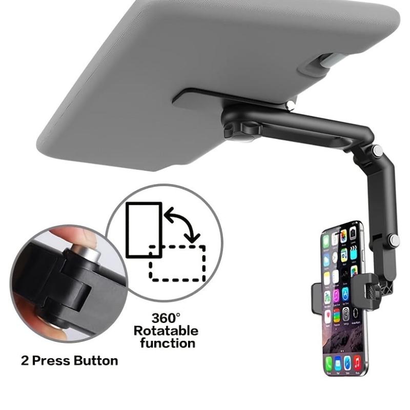 Car Clip Sun Visor Cell Phone Holder Universal Mount For IPhone XS GPS