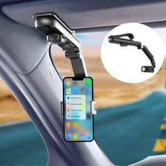 Car Clip Sun Visor Cell Phone Holder Universal Mount For IPhone XS GPS