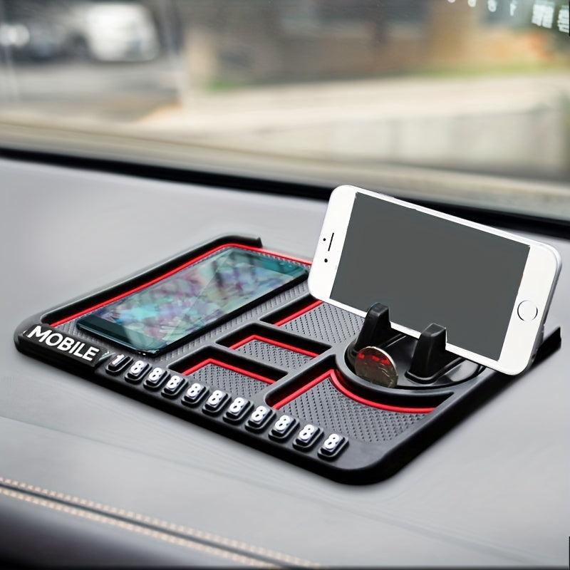 Non-Slip Phone Pad Holder Stand 360 Dashboard with Parking Number